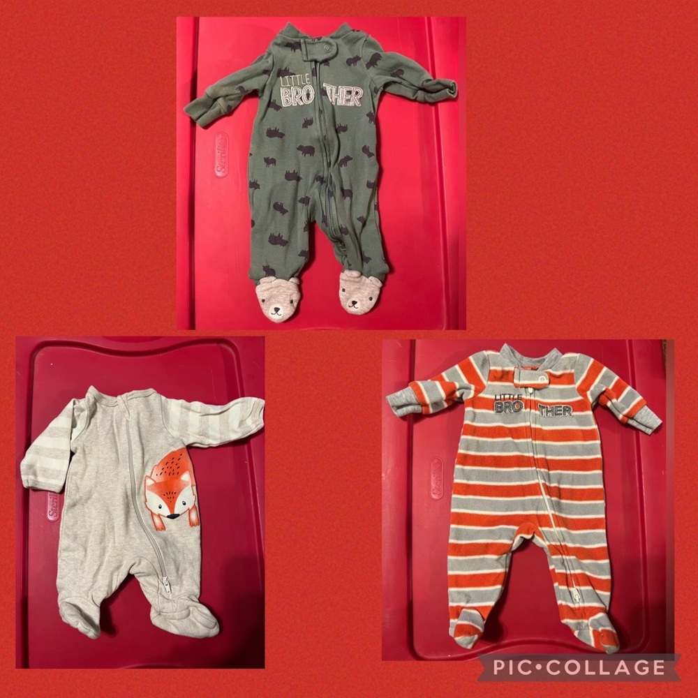 Little Brother & Fox Preemie Sleepers